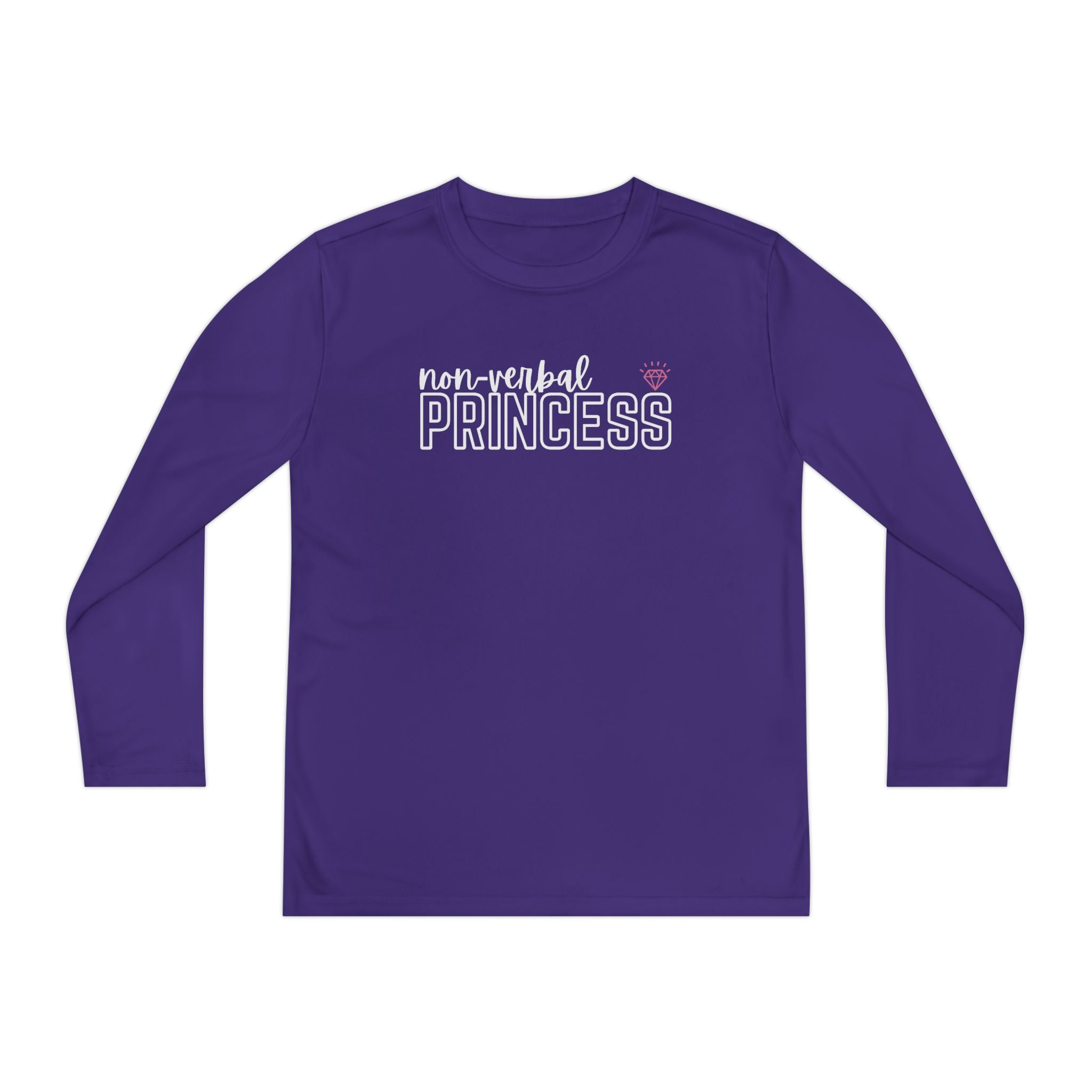 “Non-Verbal Princess” Youth Long Sleeve
