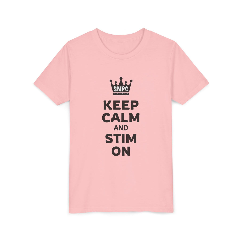 “Keep Calm & Stim On” Youth Tee