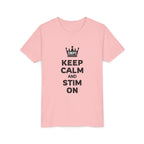“Keep Calm & Stim On” Youth Tee