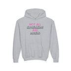 "Not All Disabilities Are Visible" Youth Hoodie