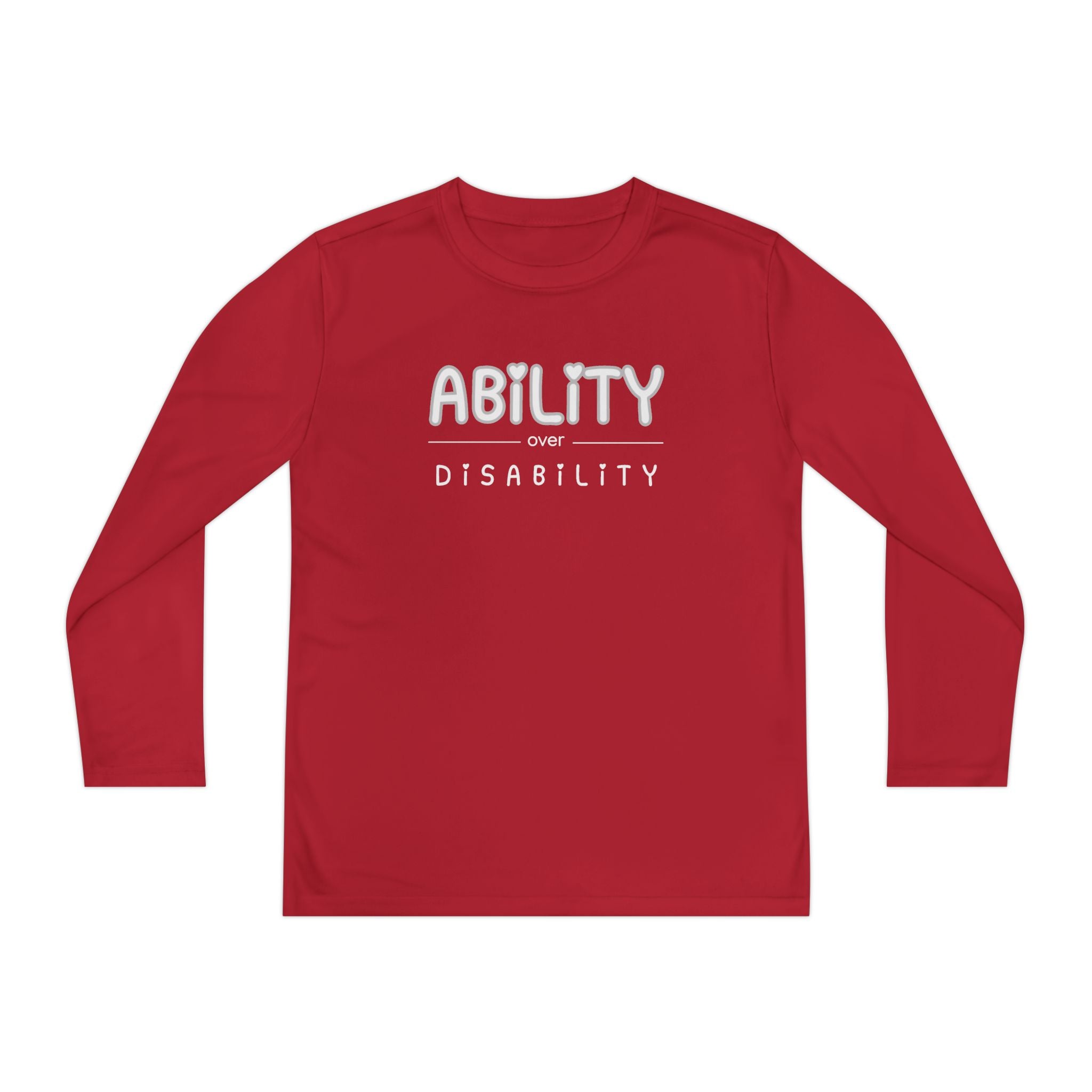 “Ability Over Disability” Youth Long Sleeve