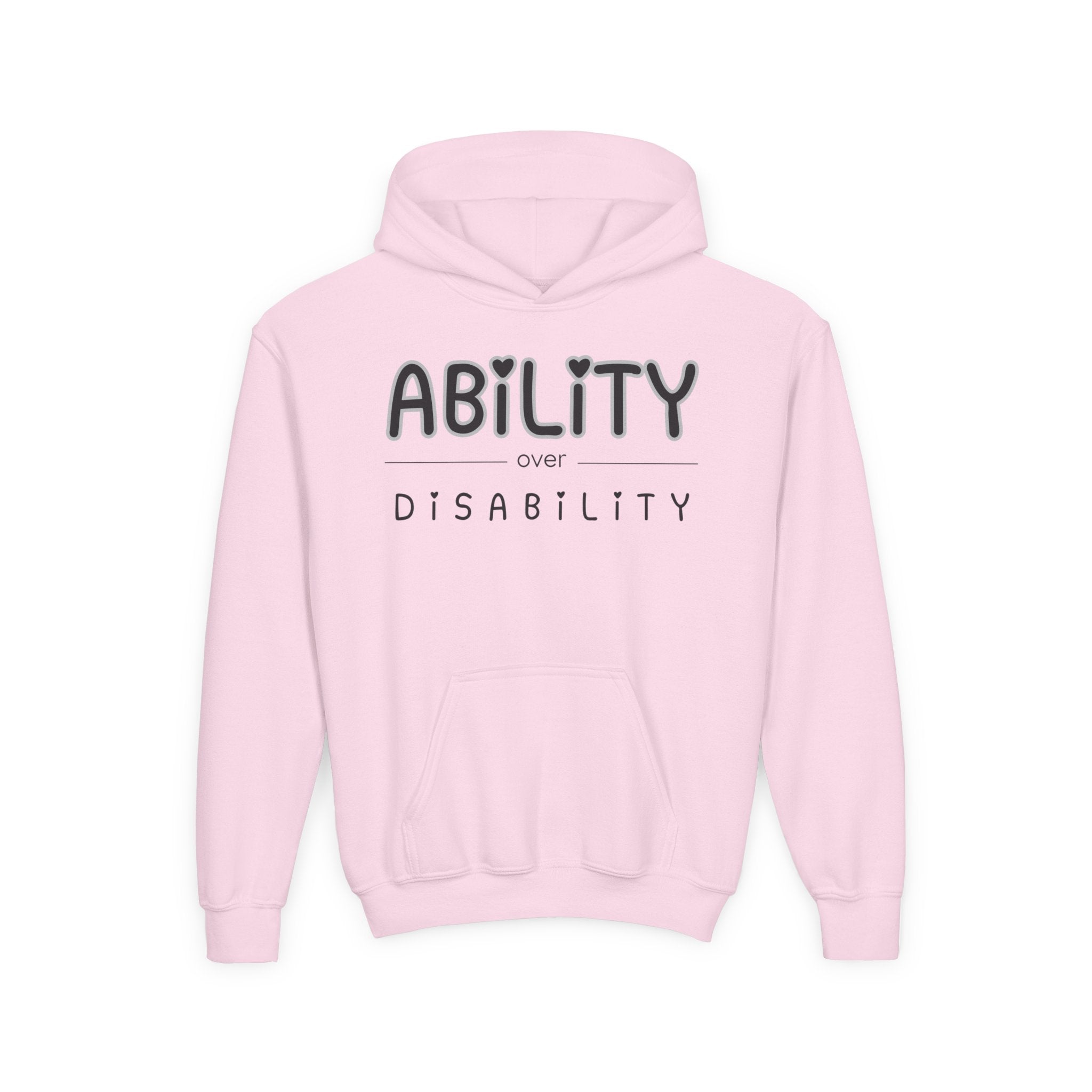 “Ability Over Disability” Youth Hoodie