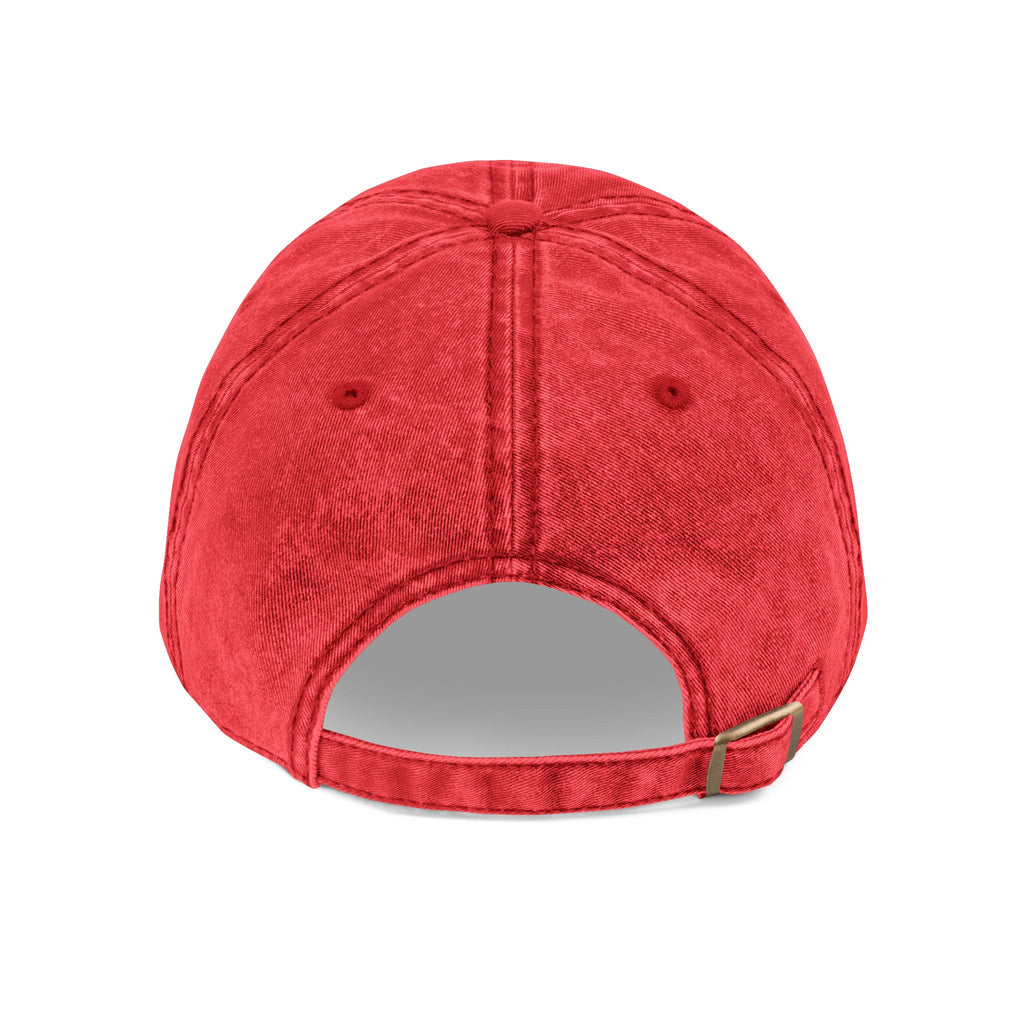 “Overstimulated.” Vintage Embroidery Hat