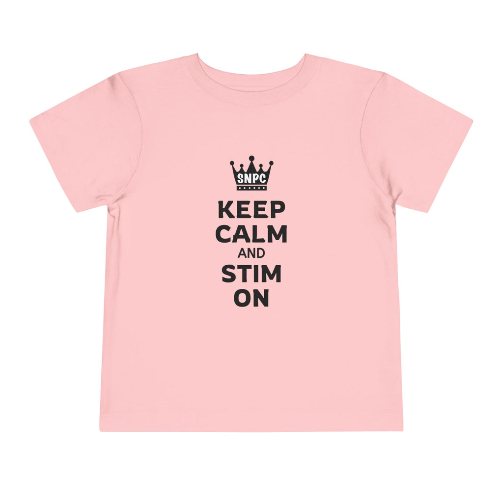“Keep Calm & Stim On” Toddler Tee