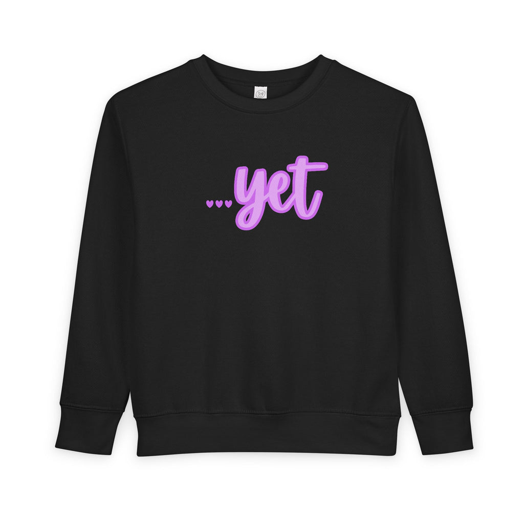 "The Power Of ...Yet (Hearts)" Toddler Sweater