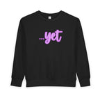 "The Power Of ...Yet (Hearts)" Toddler Sweater