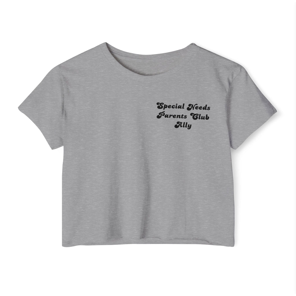 “It Takes A Village, SNPC Ally” Women’s Crop Top