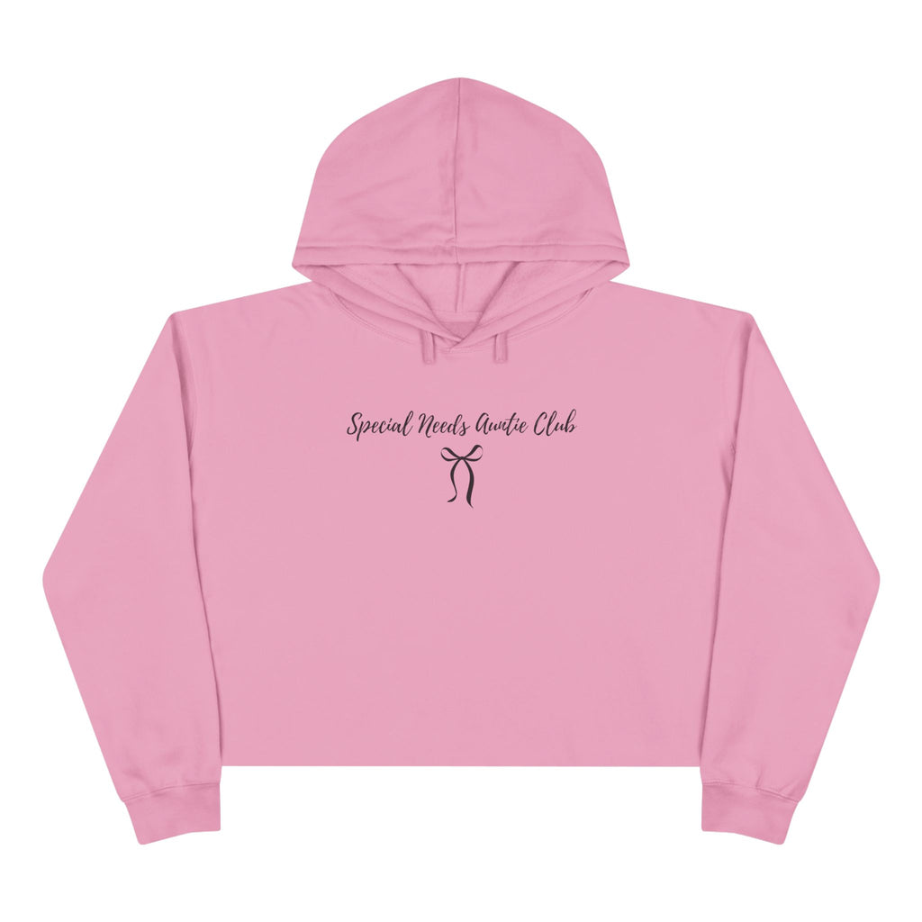 "Special Needs Auntie Club" Women’s Cropped Hoodie