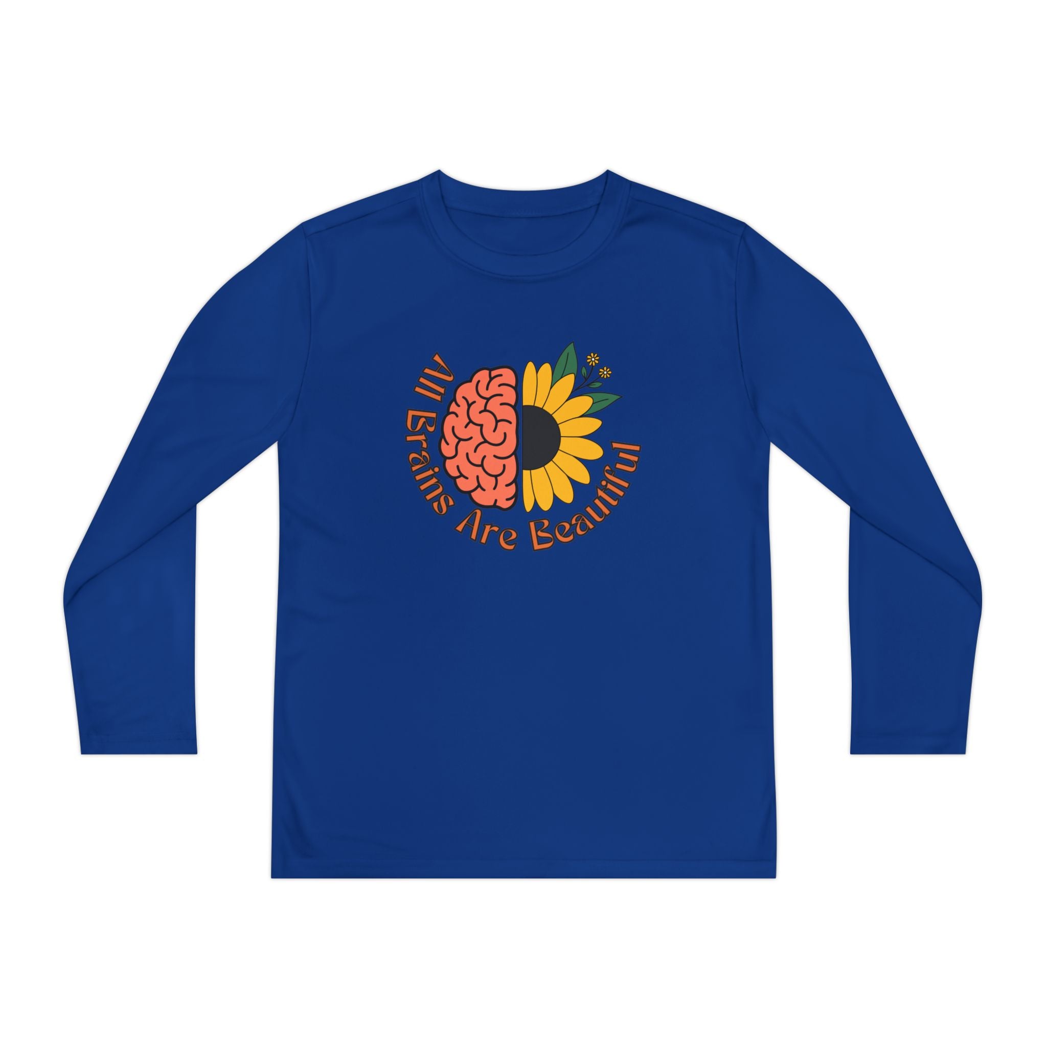 “All Brains Are Beautiful” Youth Long Sleeve