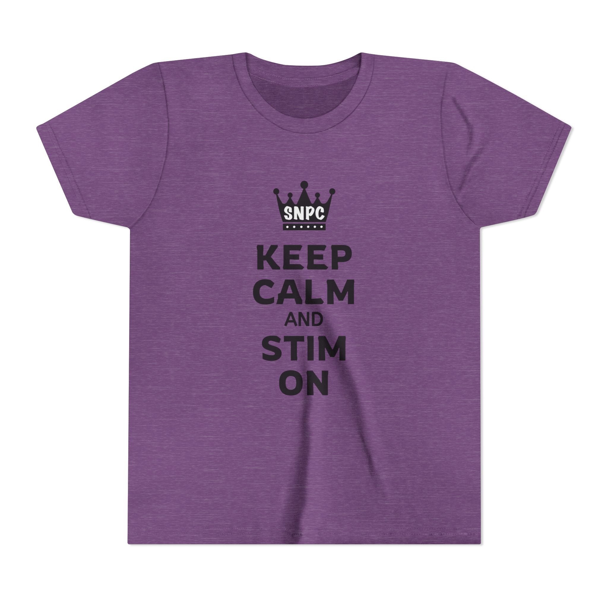 “Keep Calm & Stim On” Youth Tee