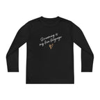 “Screaming Is My Love Language” Youth Long Sleeve