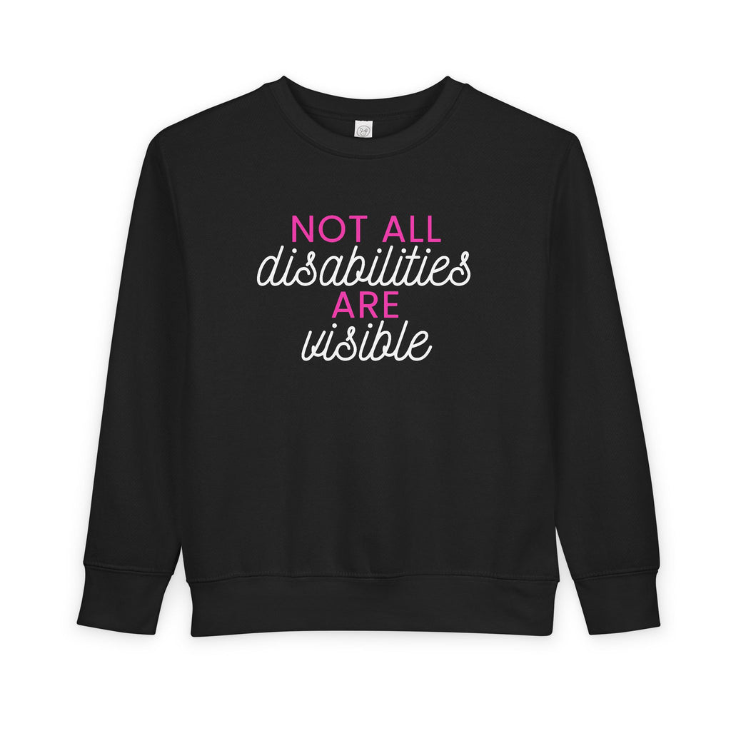 "Not All Disabilities Are Visible" Toddler Sweater
