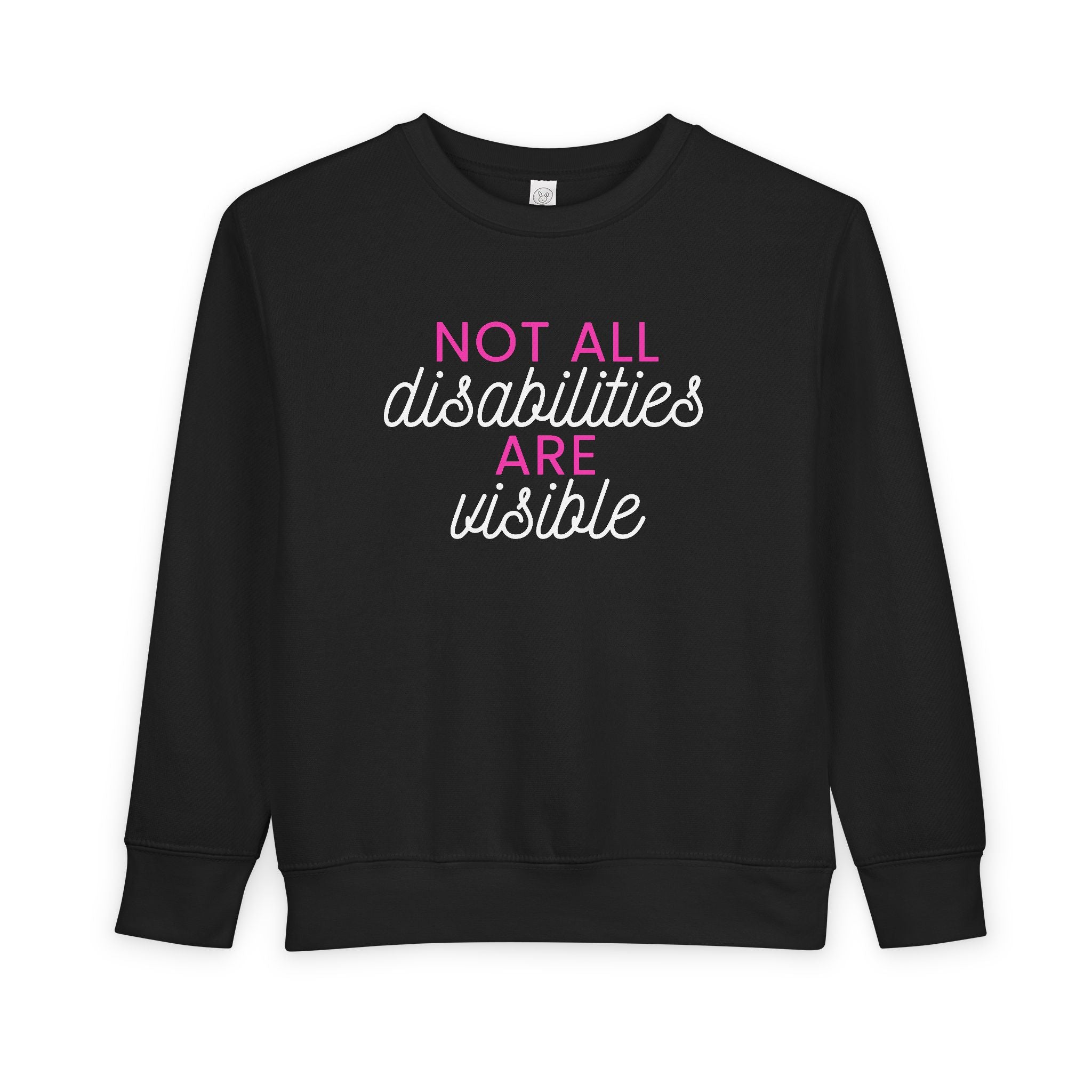 "Not All Disabilities Are Visible" Toddler Sweater