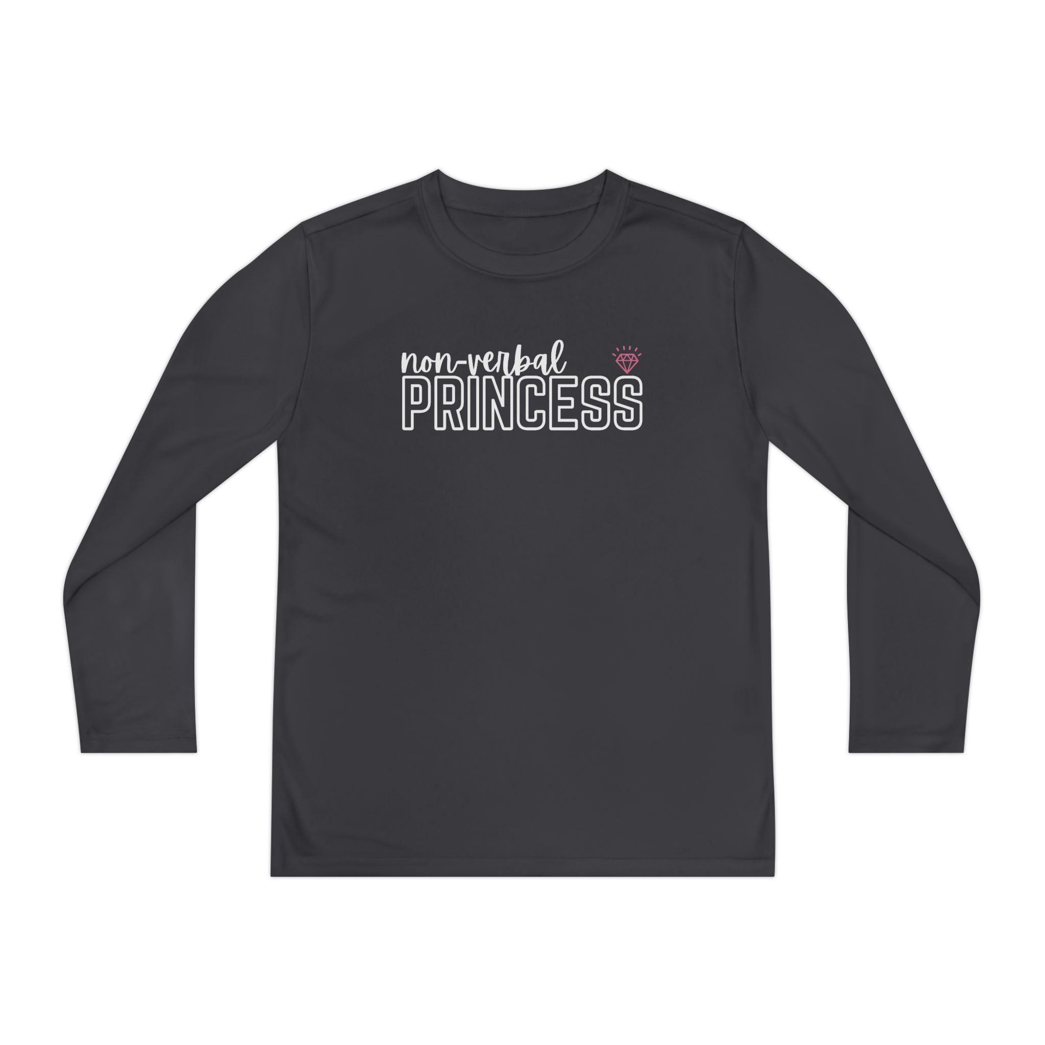 “Non-Verbal Princess” Youth Long Sleeve
