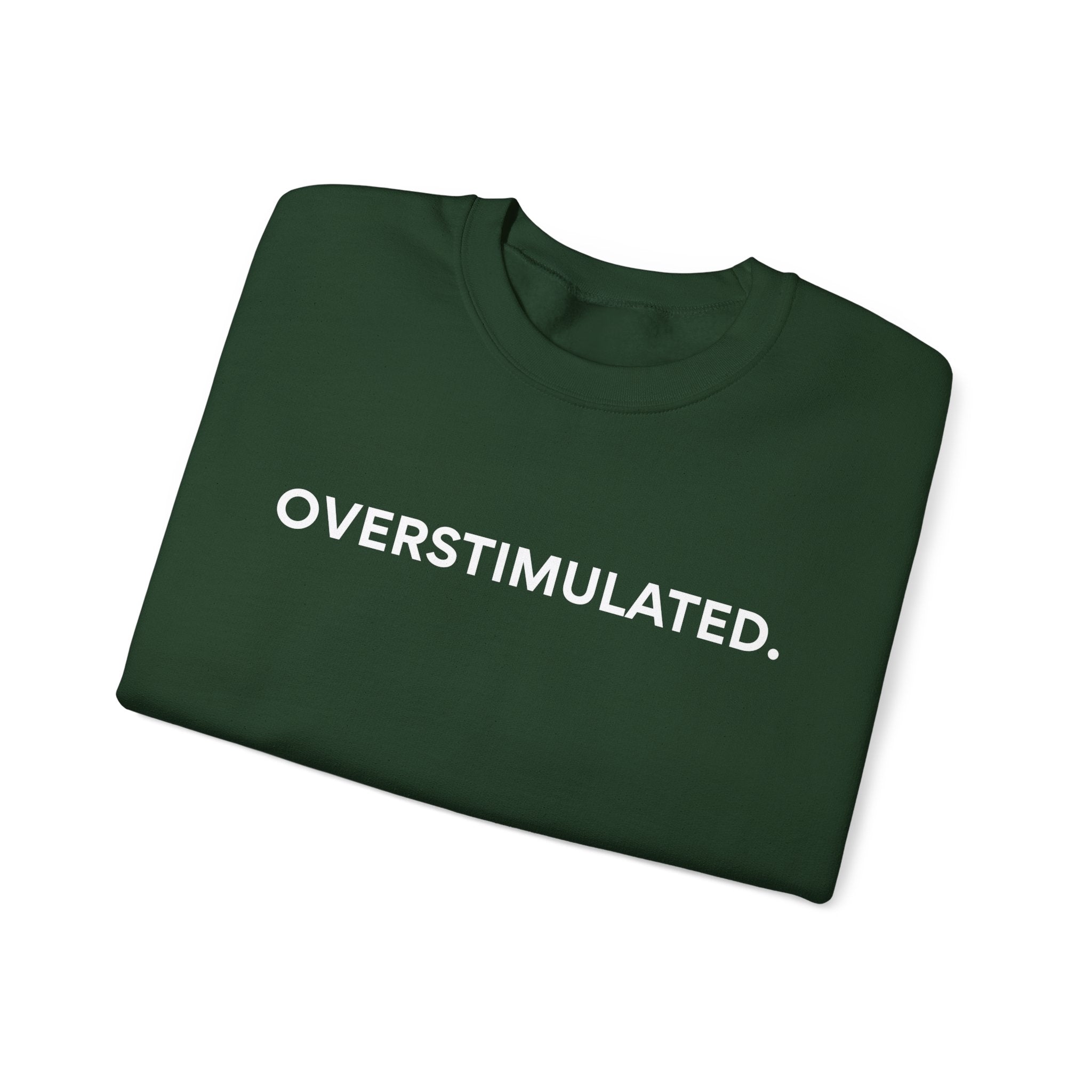 “Overstimulated.” Women’s Sweater