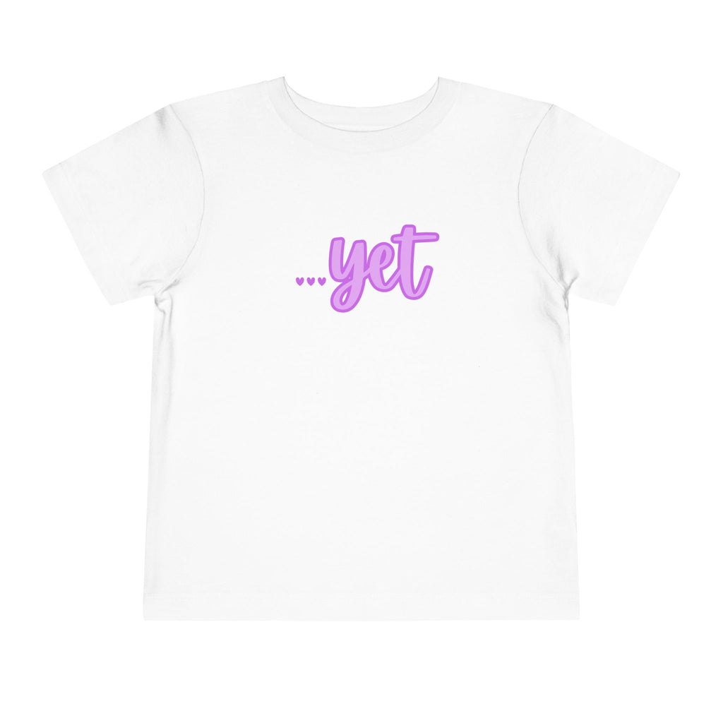 "The Power Of ...Yet (Hearts)" Toddler Tee