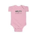 “Ability Over Disability” Infant Short Sleeve Onesie