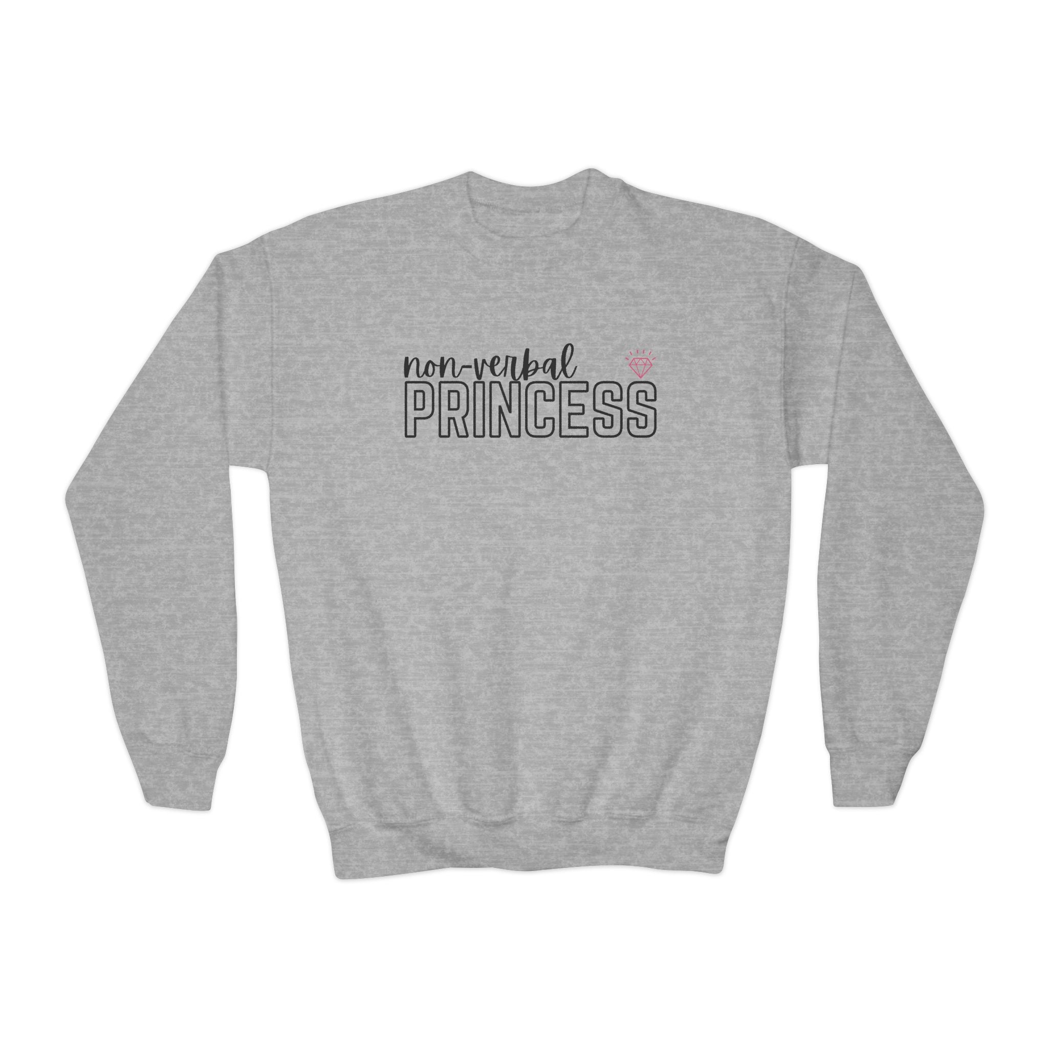 “Non-Verbal Princess” Youth Sweater