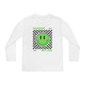 “Different, Not Less.” Black/Green Youth Long Sleeve