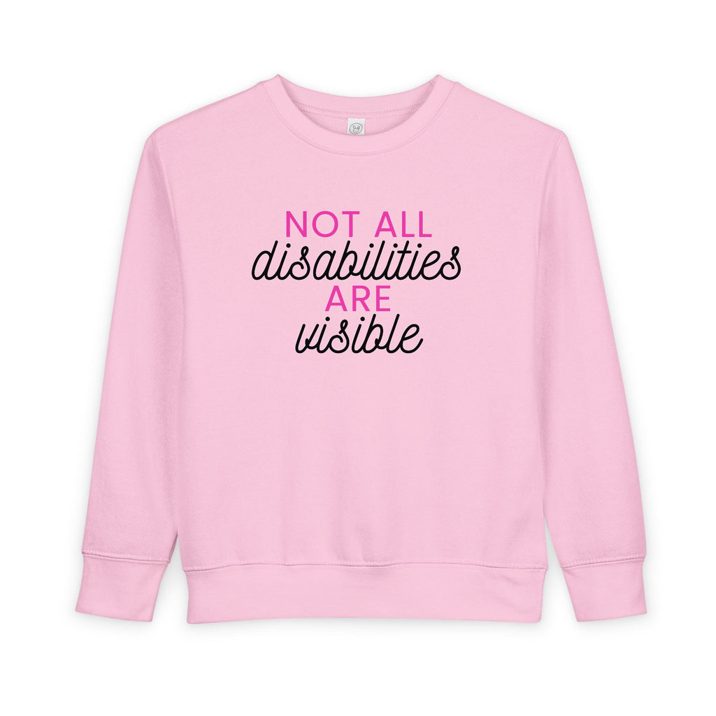 "Not All Disabilities Are Visible" Toddler Sweater