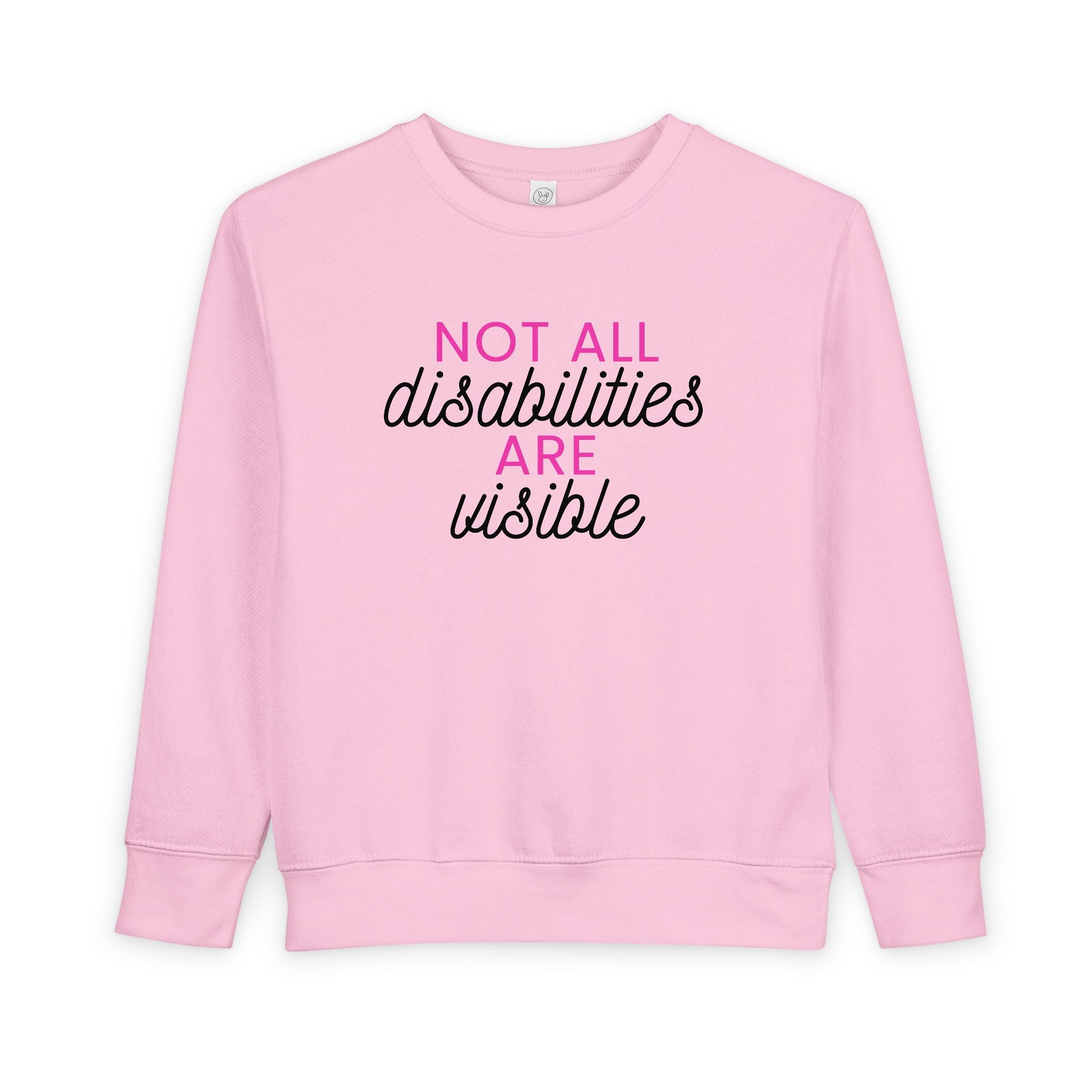 "Not All Disabilities Are Visible" Toddler Sweater