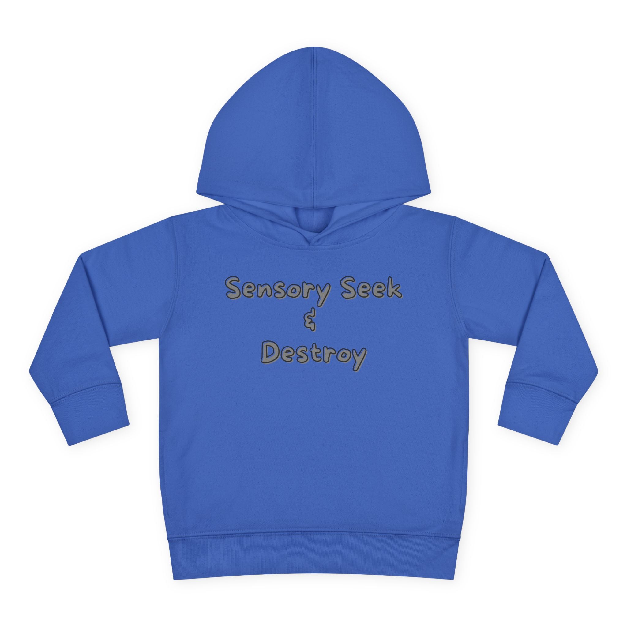 “Sensory Seek & Destroy” Toddler Hoodie