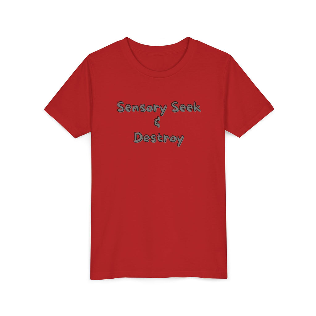 “Sensory Seek & Destroy” Youth Tee