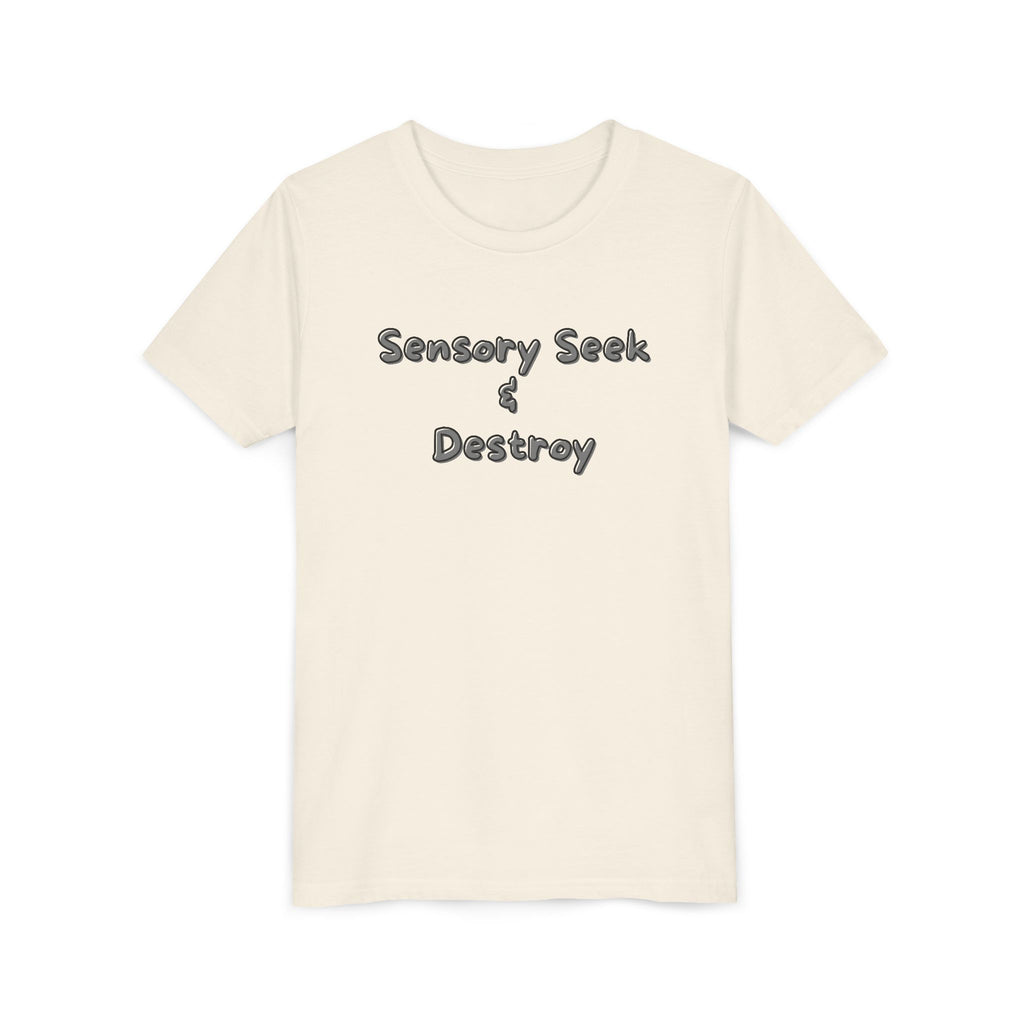 “Sensory Seek & Destroy” Youth Tee