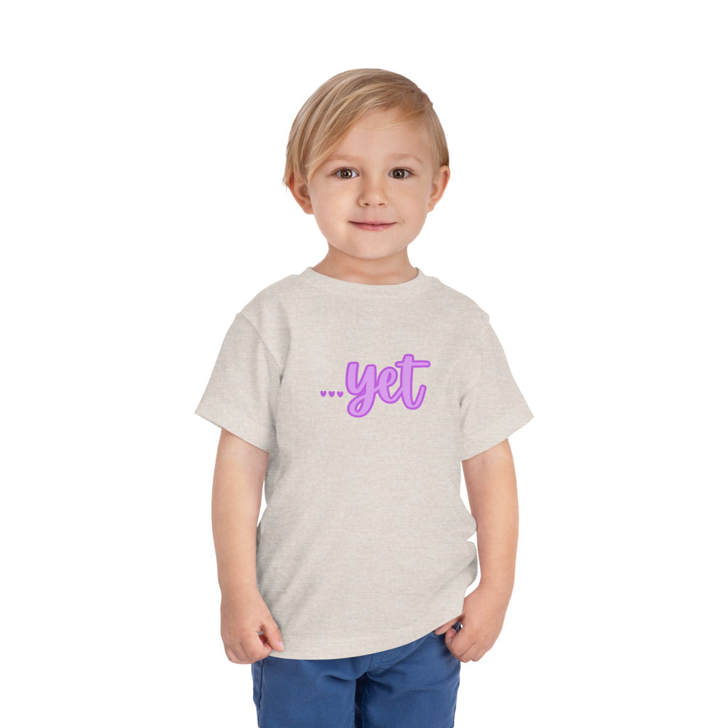 "The Power Of ...Yet (Hearts)" Toddler Tee