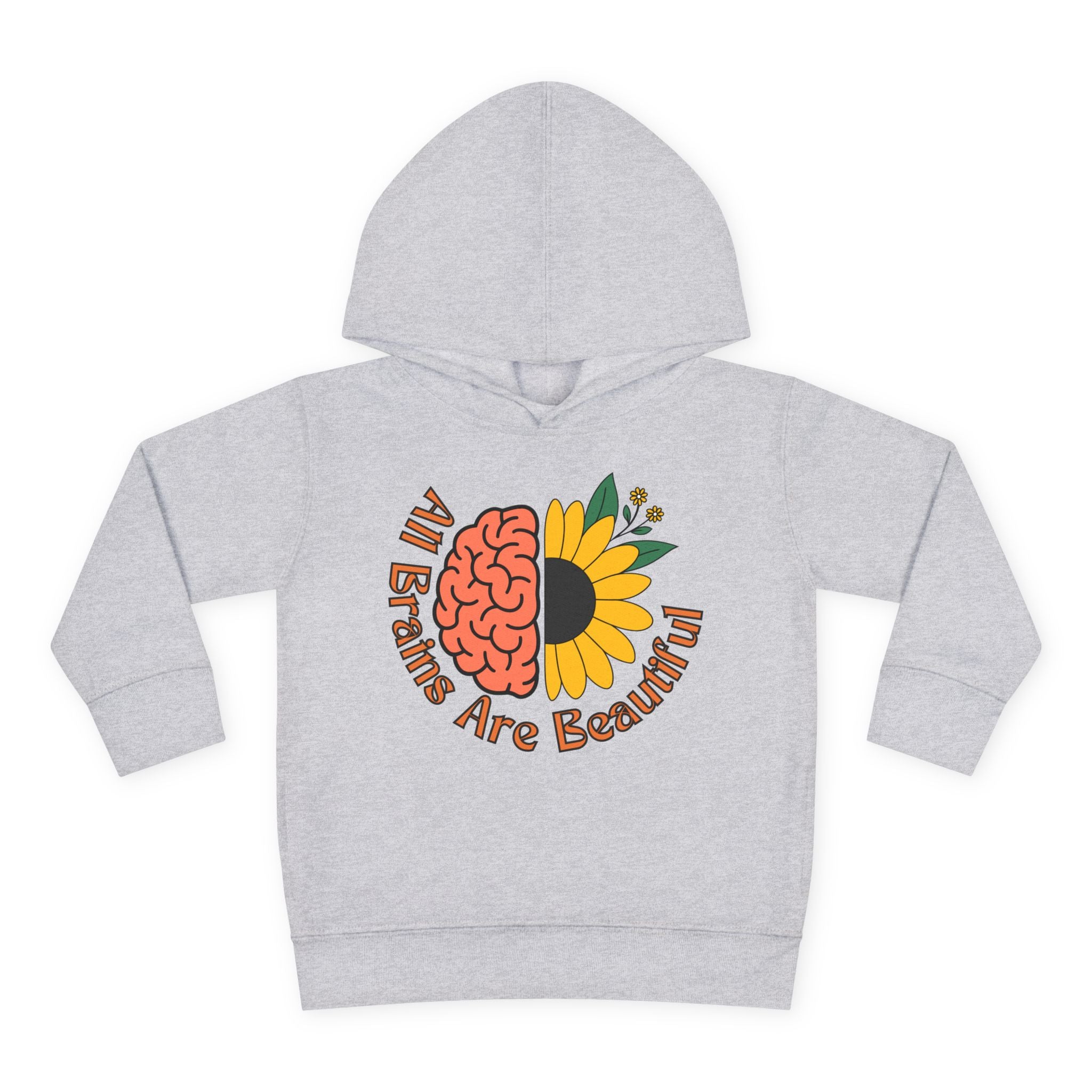 “All Brains Are Beautiful” Toddler Hoodie