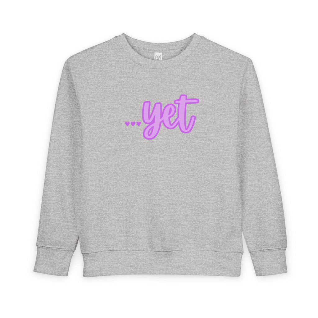"The Power Of ...Yet (Hearts)" Toddler Sweater