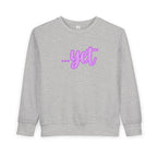 "The Power Of ...Yet (Hearts)" Toddler Sweater