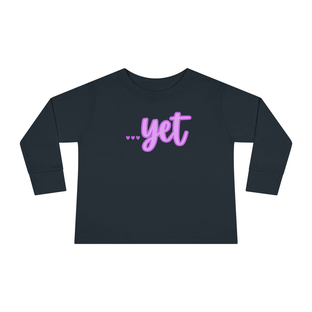 "The Power Of ...Yet (Hearts)" Toddler Long Sleeve