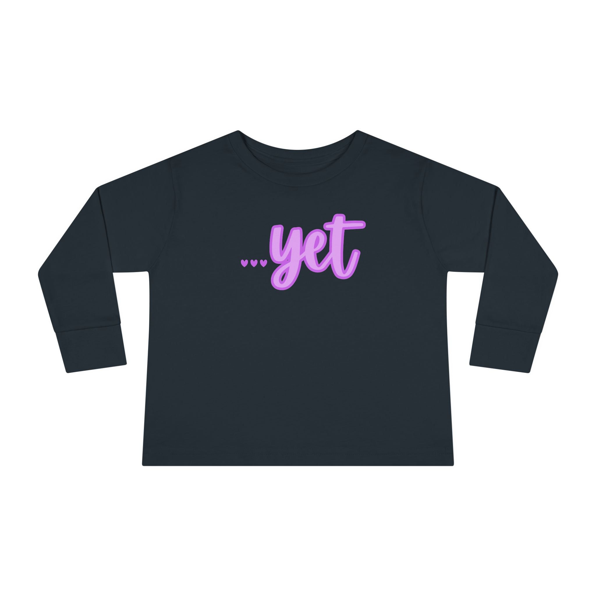 "The Power Of ...Yet (Hearts)" Toddler Long Sleeve