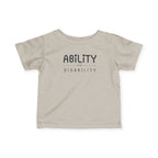 "Ability Over Disability" Infant Tee