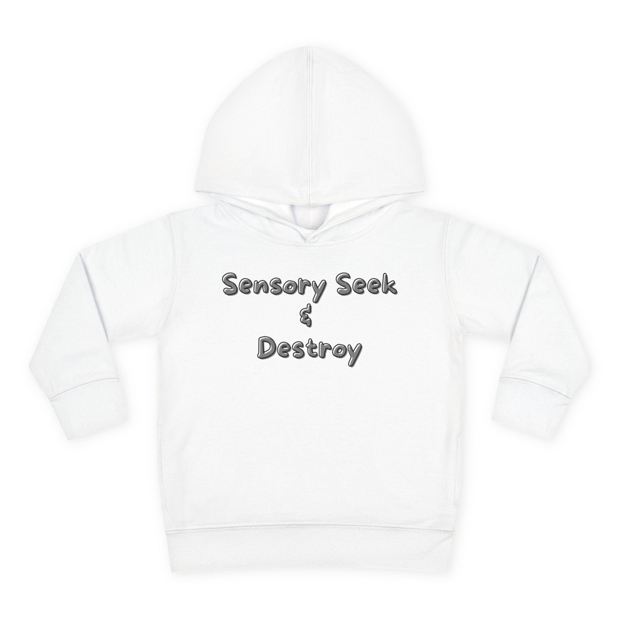 “Sensory Seek & Destroy” Toddler Hoodie
