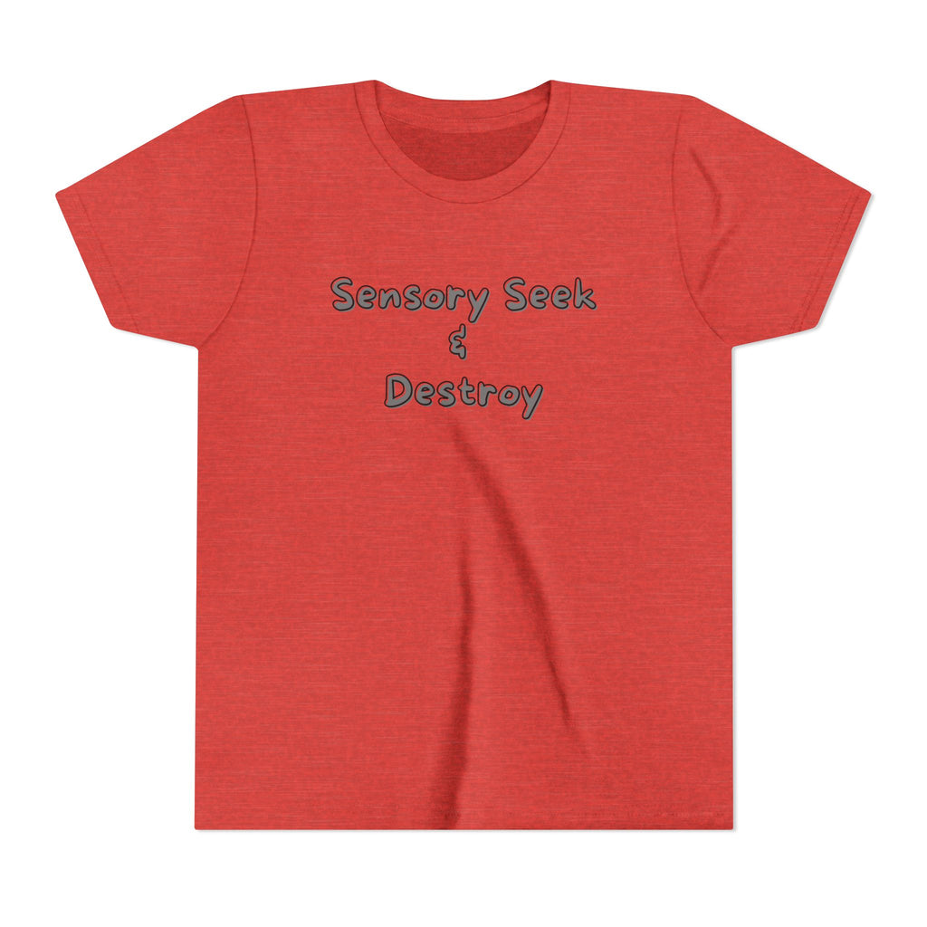 “Sensory Seek & Destroy” Youth Tee