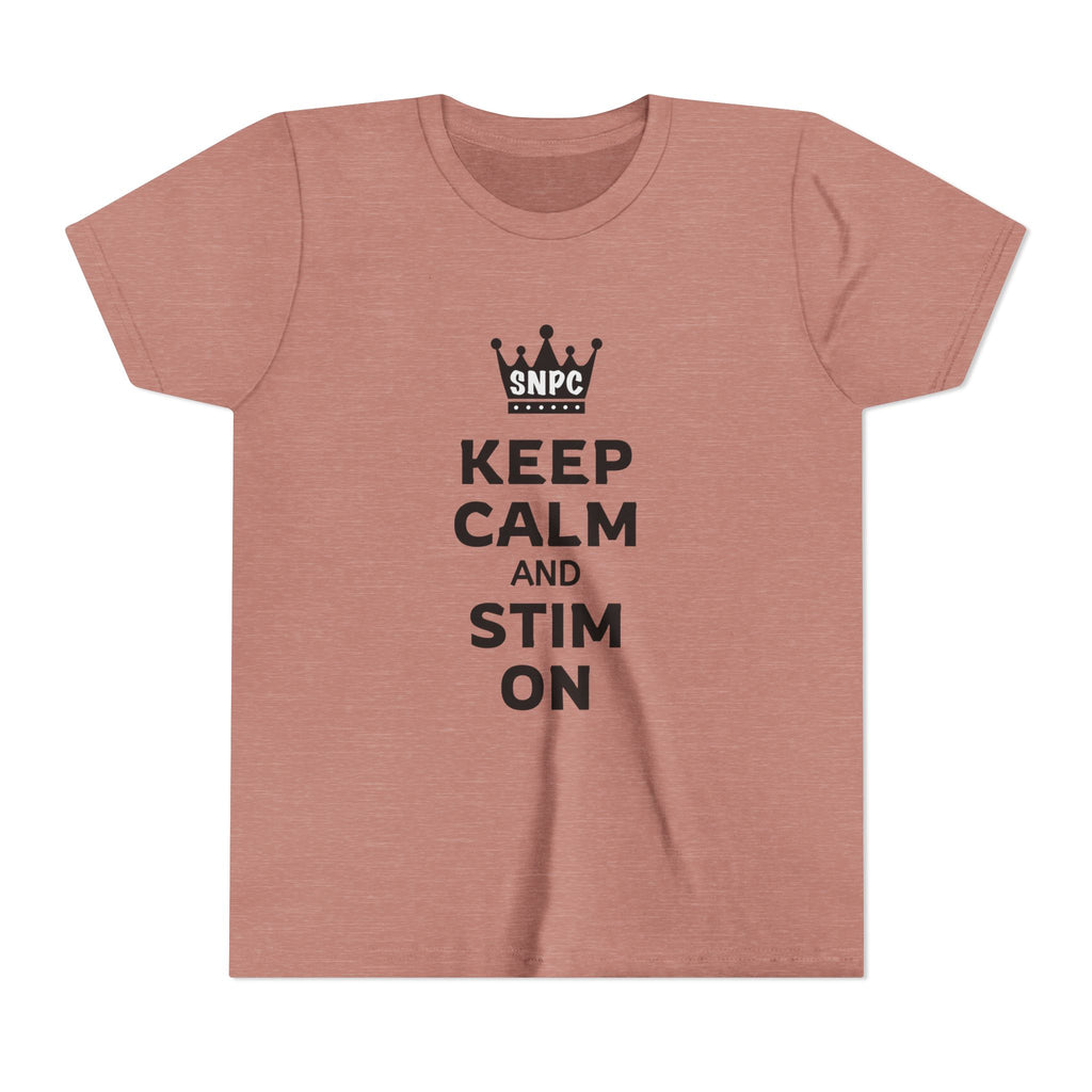 “Keep Calm & Stim On” Youth Tee