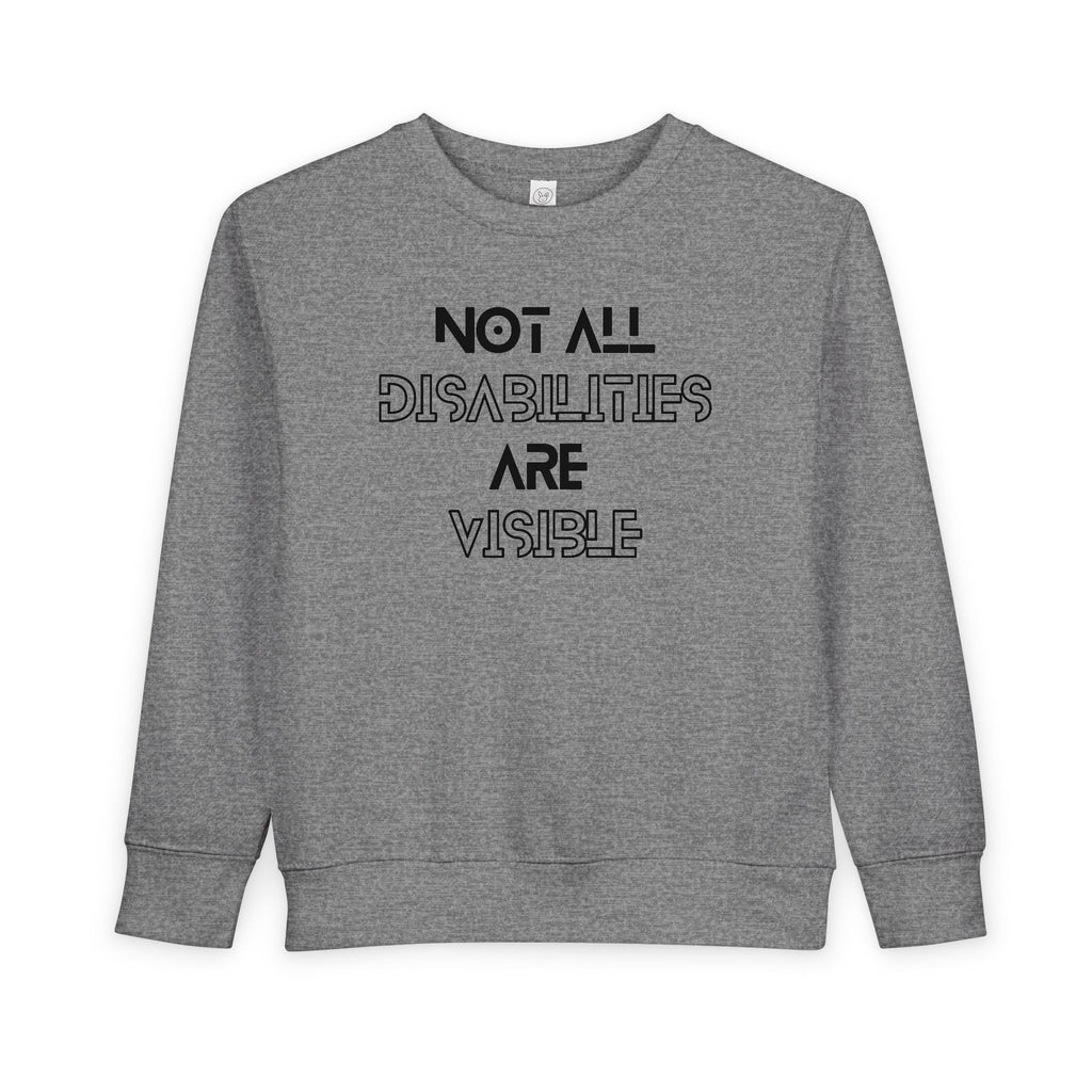 "Not All Disabilities Are Visible" Toddler Sweater