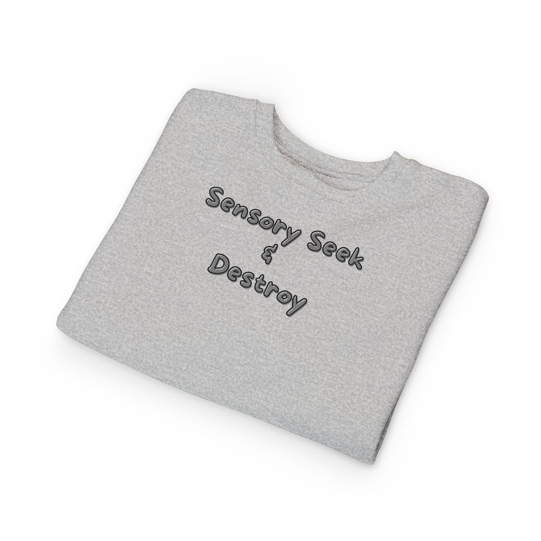 “Sensory Seek & Destroy” Toddler Sweater