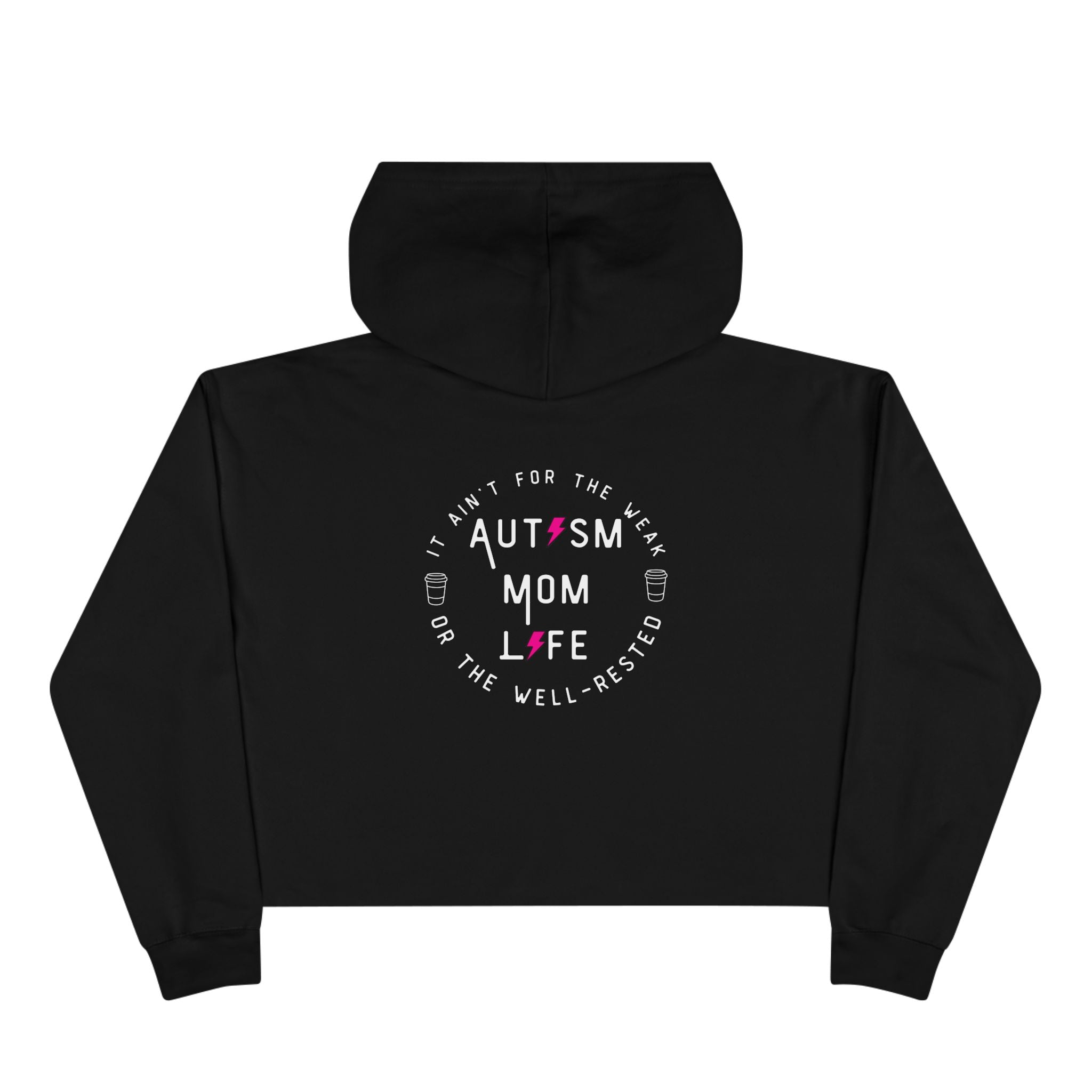 “Autism Mom Life” Women’s Cropped Hoodie