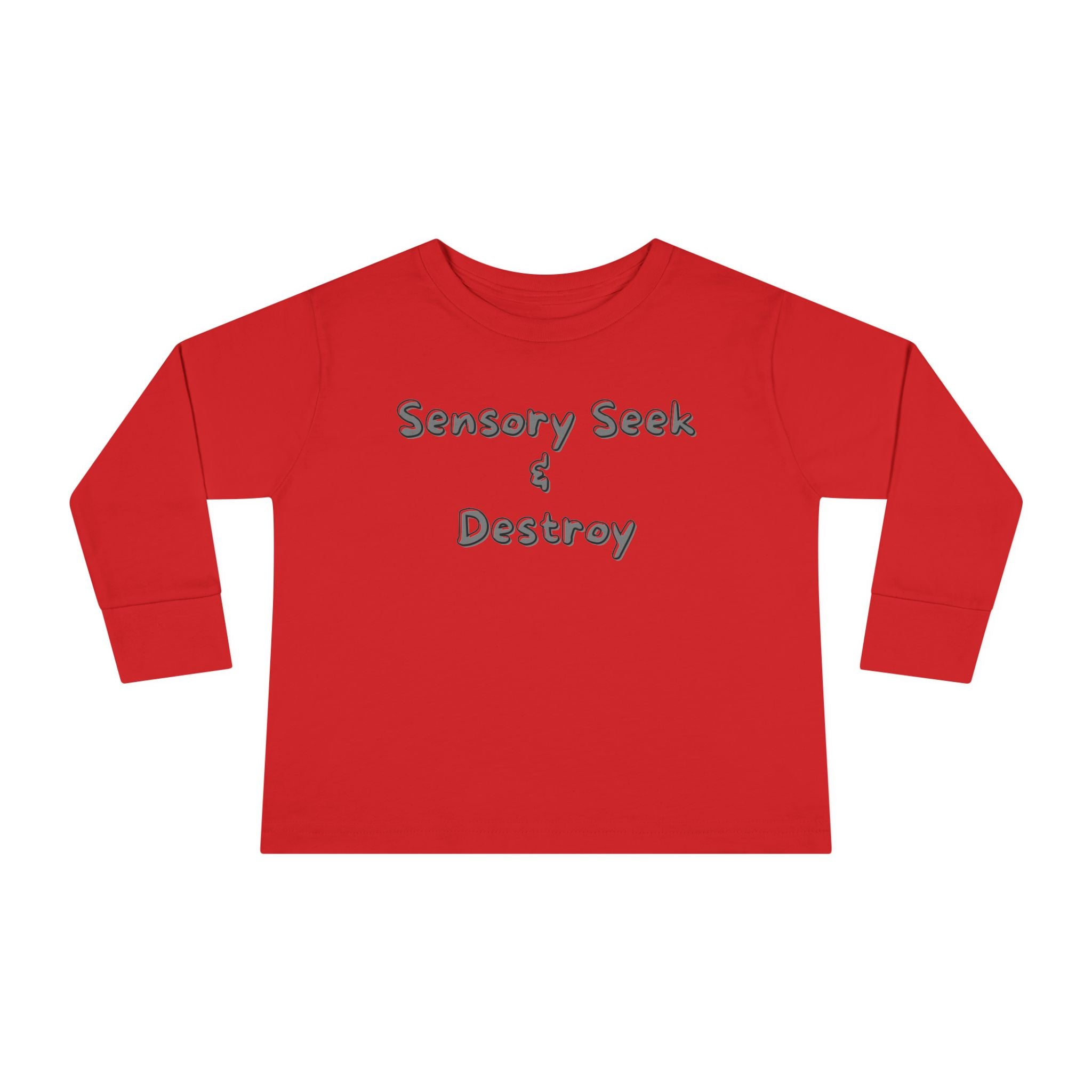 “Sensory Seek & Destroy” Toddler Long Sleeve