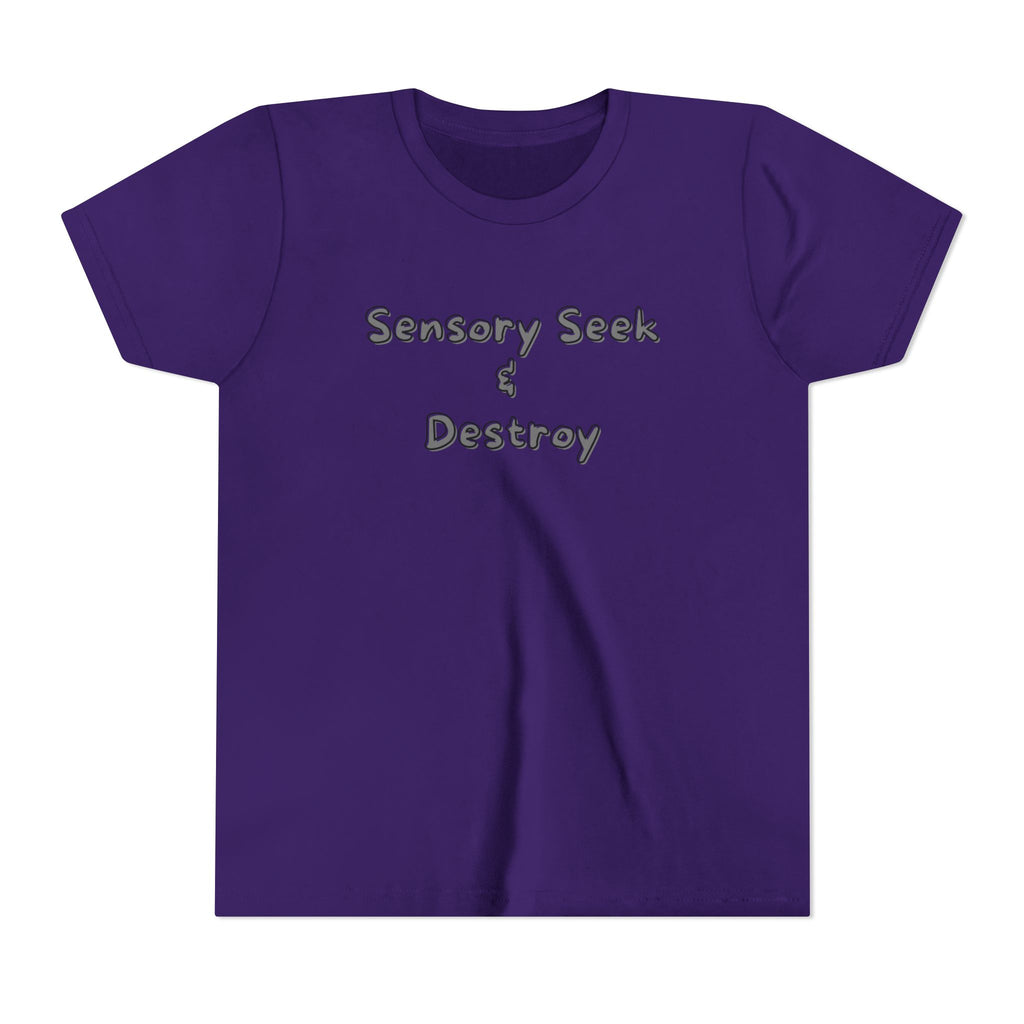 “Sensory Seek & Destroy” Youth Tee