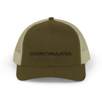 “Overstimulated.” Embroidery Hat