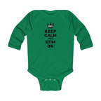 “Keep Calm & Stim On” Infant Long Sleeve Onesie