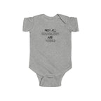 “Not All Disabilities Are Visible” Infant Short Sleeve Onesie