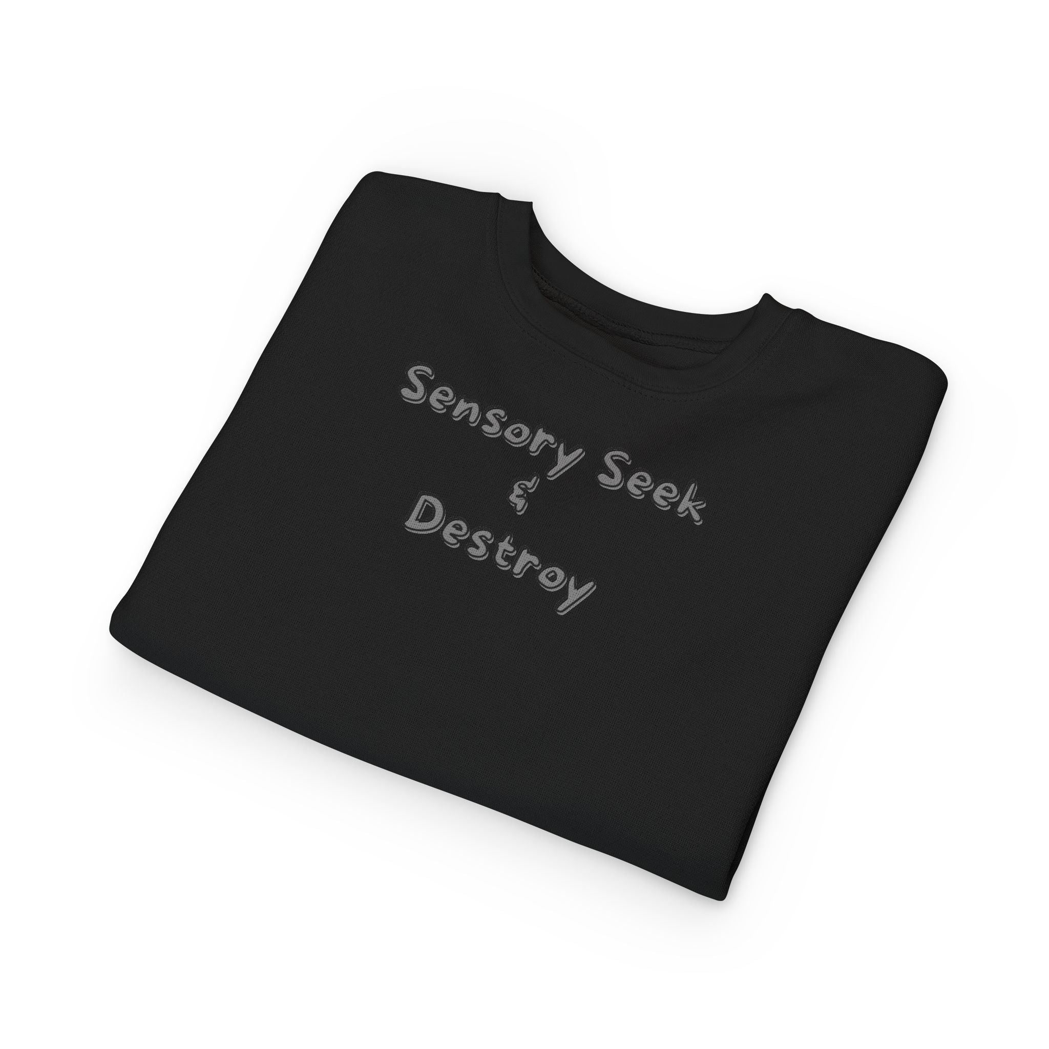 “Sensory Seek & Destroy” Toddler Sweater