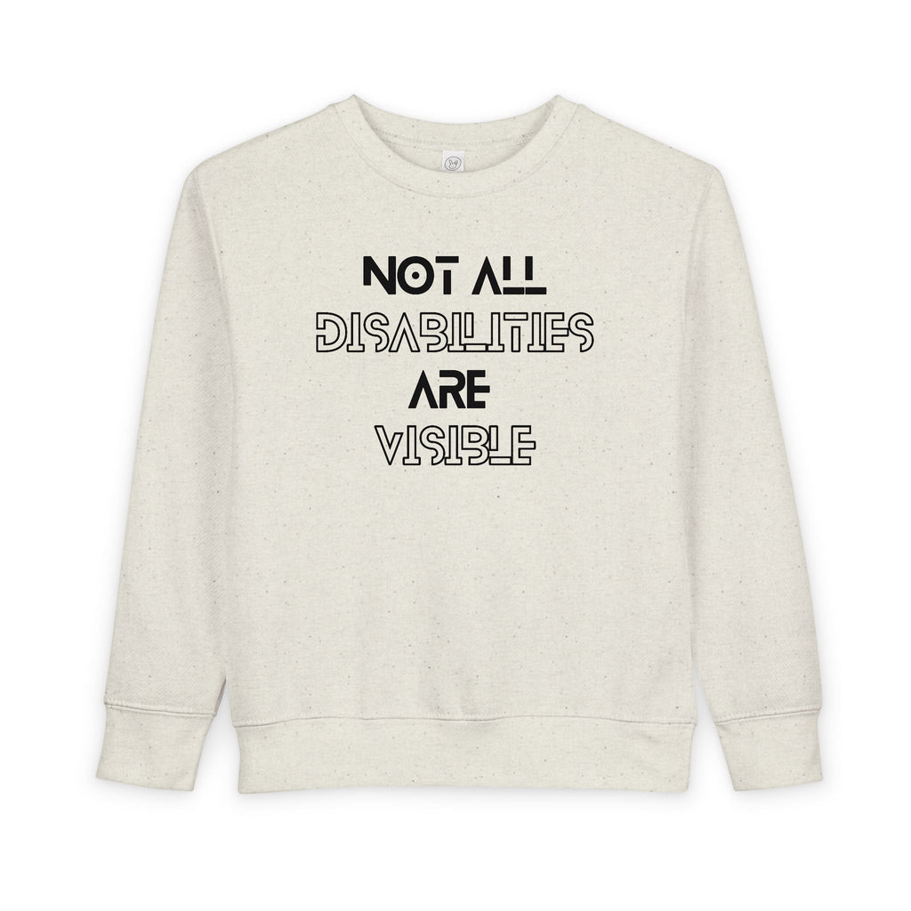 "Not All Disabilities Are Visible" Toddler Sweater