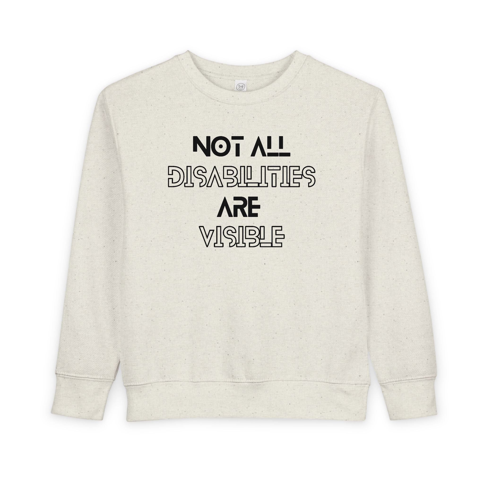 "Not All Disabilities Are Visible" Toddler Sweater