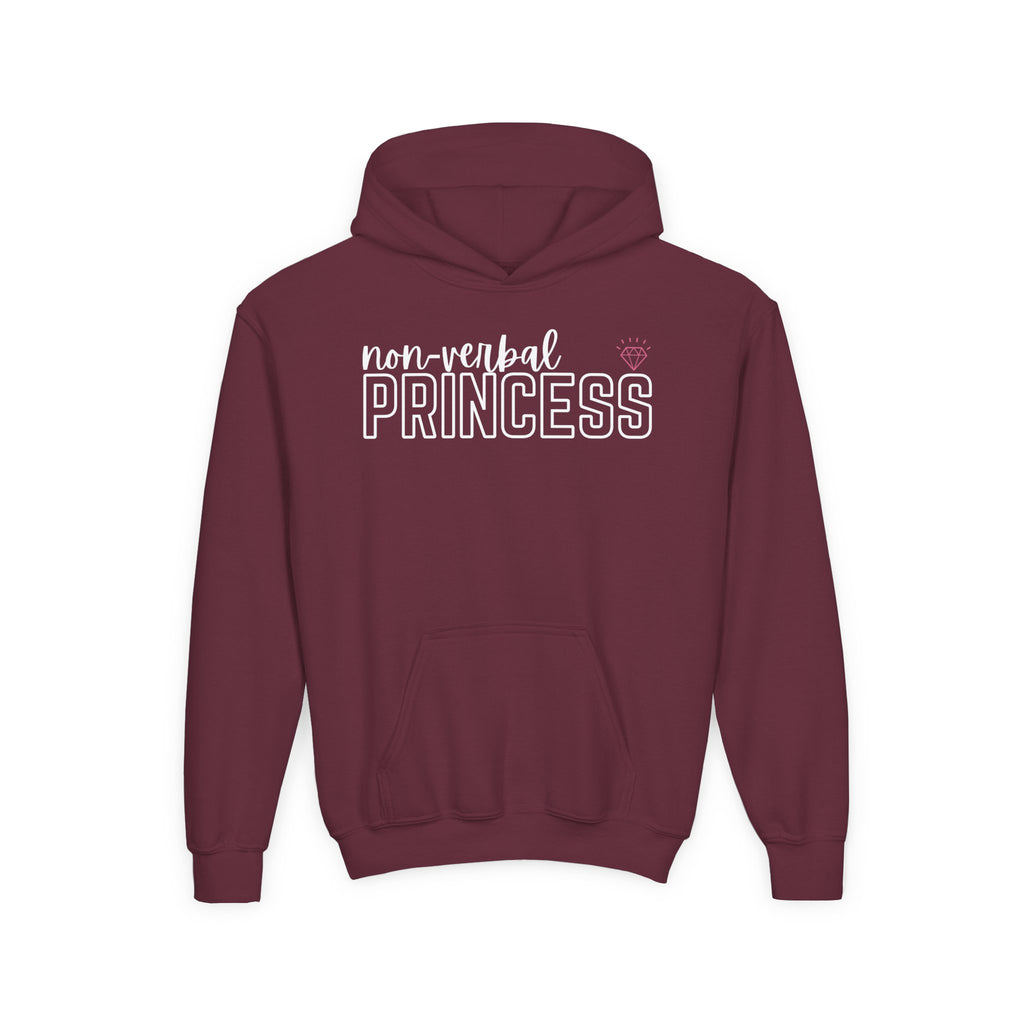 “Non-Verbal Princess” Youth Hoodie